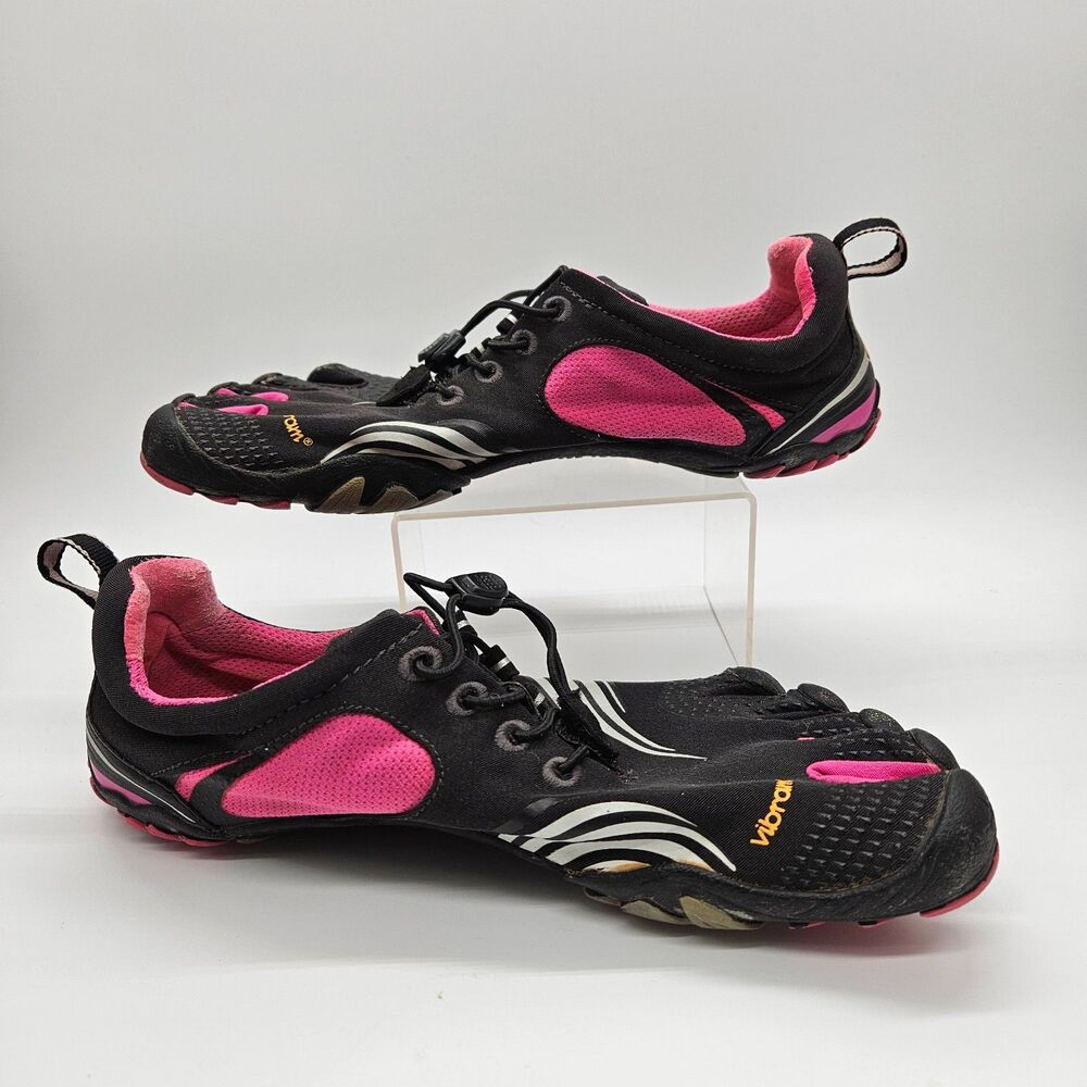 Vibram FiveFingers Women's KMD Shoes Black Pink Size US 8 EU 39 Minimalist Hike